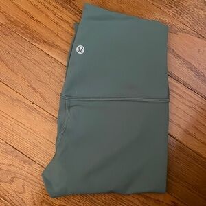 align pant 25” tidewater teal size 4